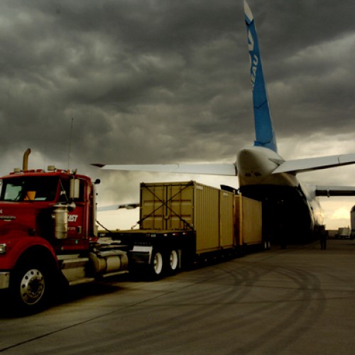 Russian Antonov 124 - Worlds largest operating aircraft, Denver, CO.