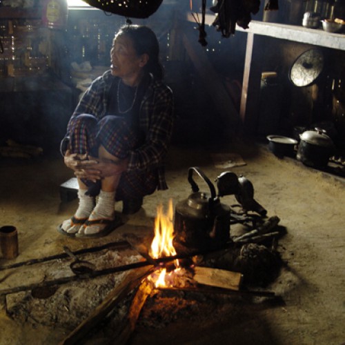 The Kitchen - Yimjenkimong Village, Nagaland, India