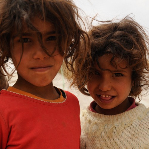 Bedouin children - Near Mount Nebo, Jordan